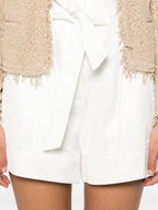 Shorts Short à noeud Hannou Iro Blanc Femme