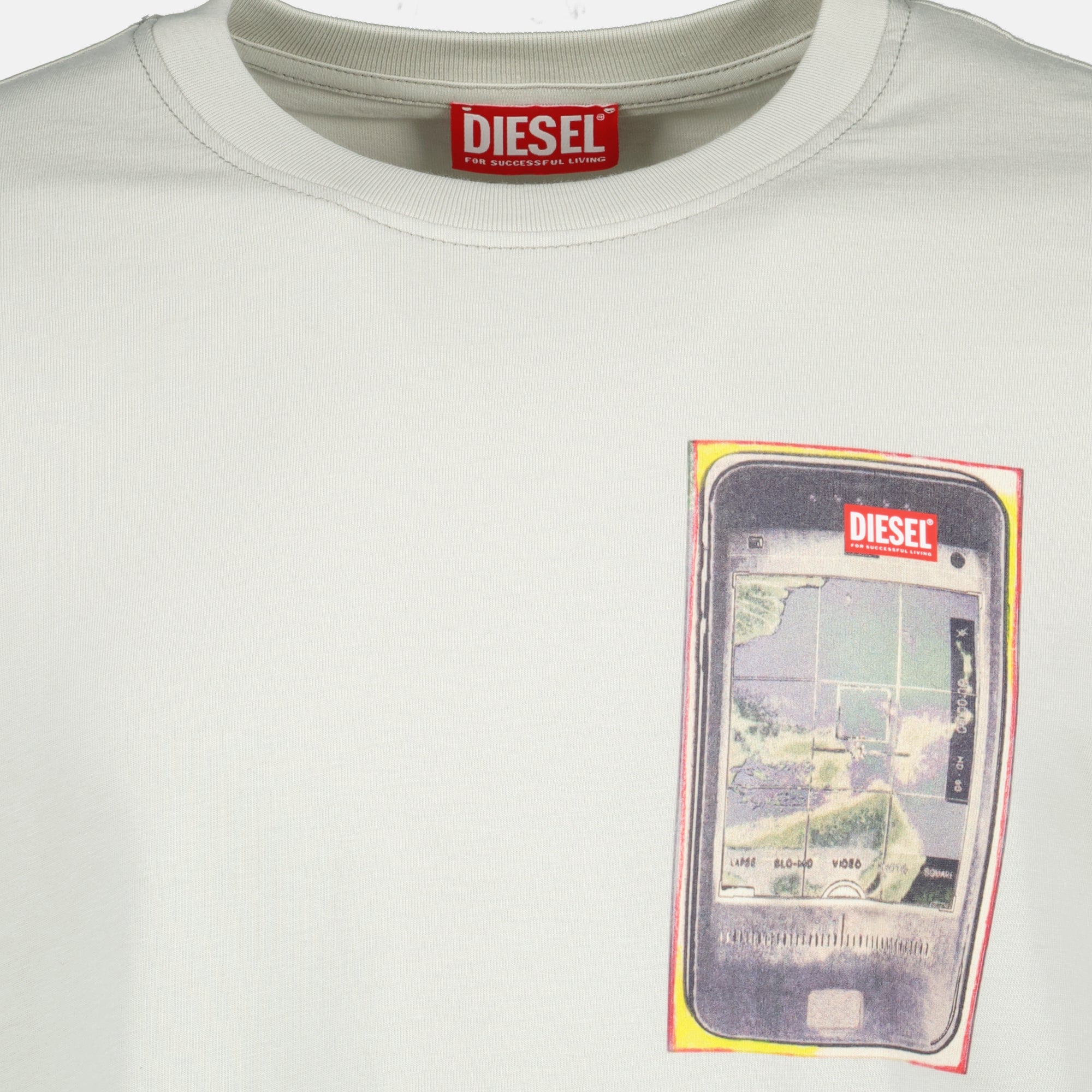 Image de l'article T-shirt T-Adjust gris de la marque Diesel pour Homme - Saison Printemps-Été 2026 - Vue détaillée_2