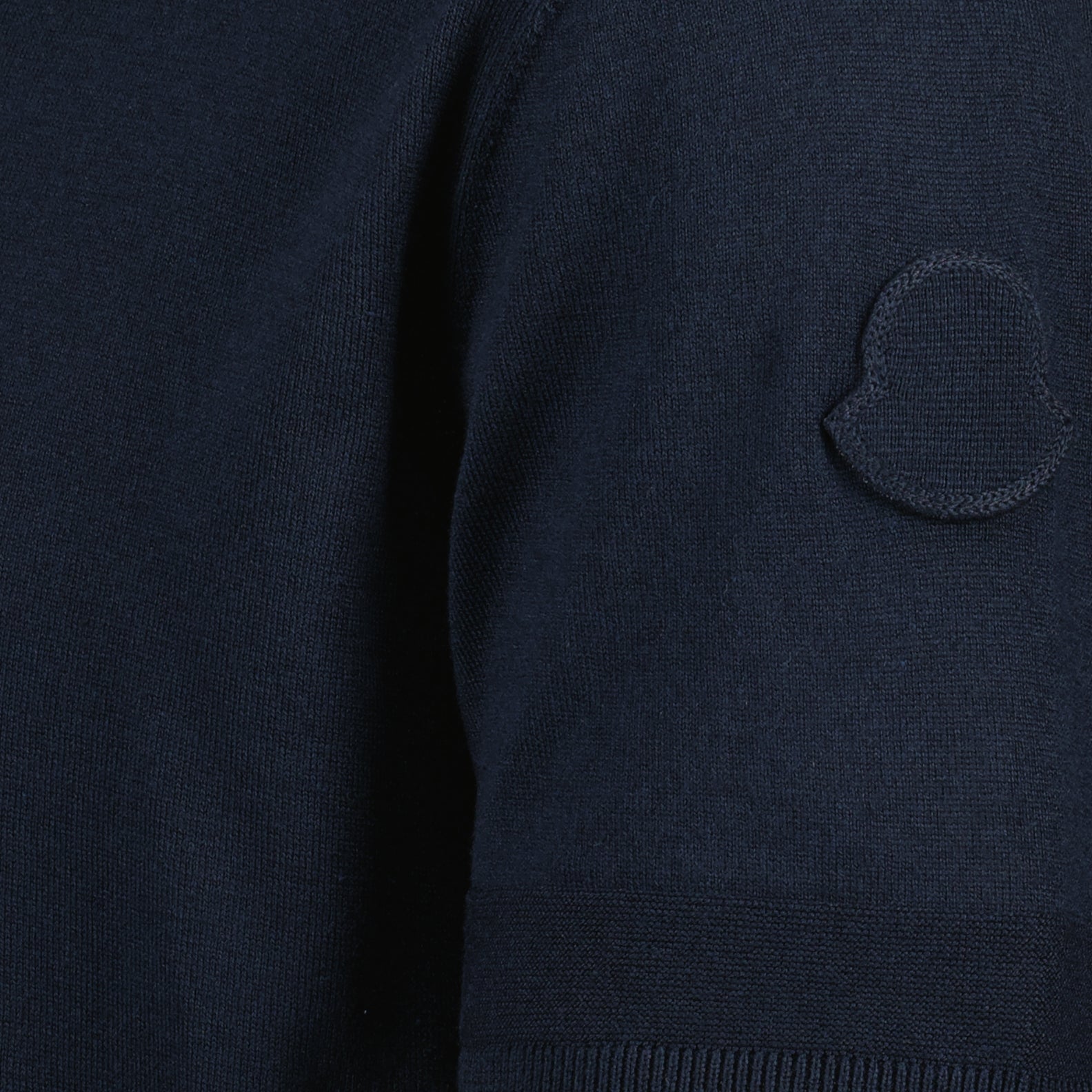 Maglieria Maglione a Maniche Corte Moncler Blu scuro Homme