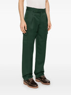 Pantalones Pantalones Cargo de Lana Drole De Monsieur Verde Homme