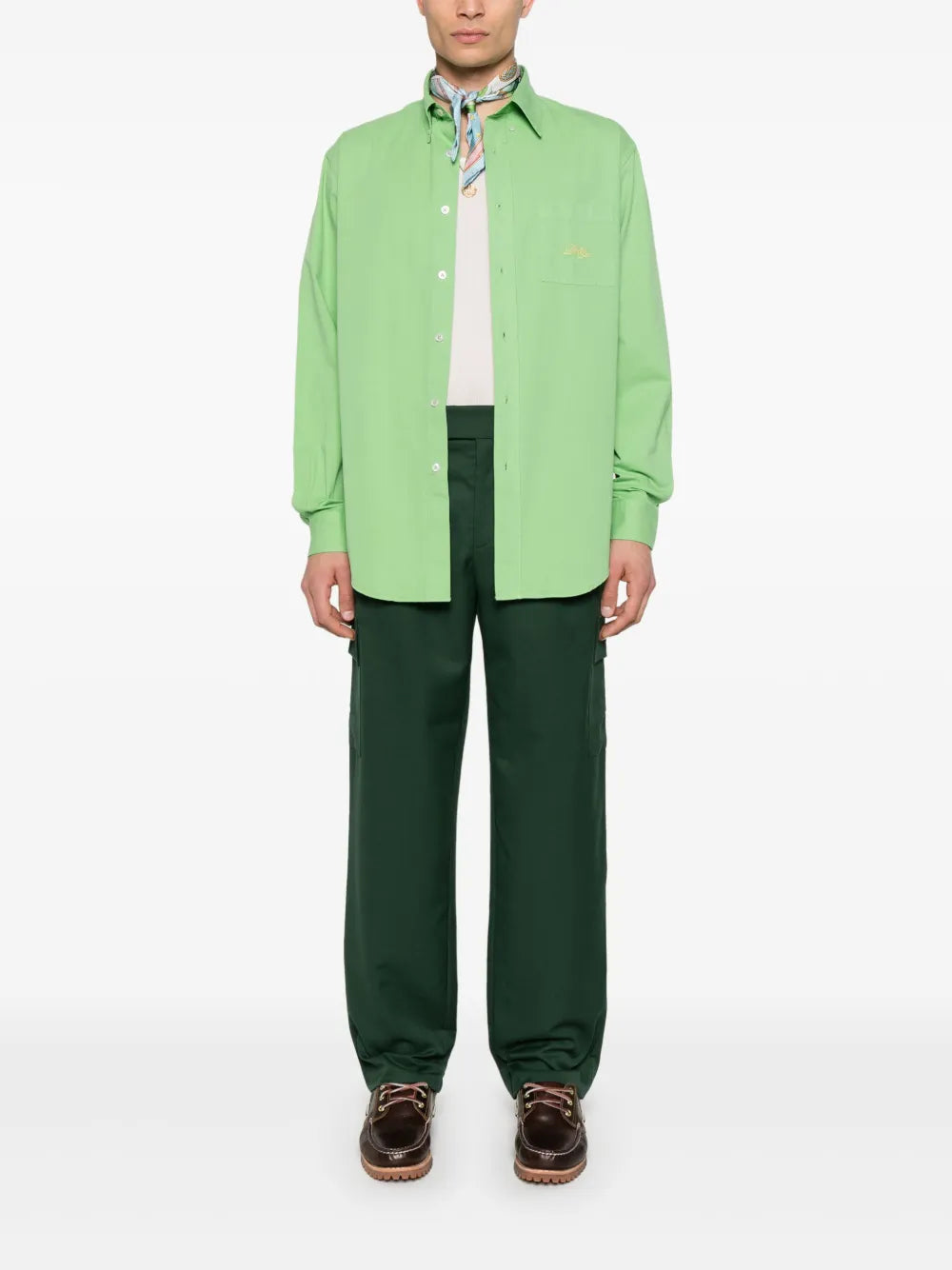 Pants Wool Cargo Pants Drole De Monsieur Green Homme