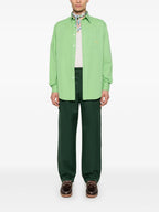 Pantalones Pantalones Cargo de Lana Drole De Monsieur Verde Homme