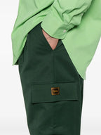 Pantalones Pantalones Cargo de Lana Drole De Monsieur Verde Homme
