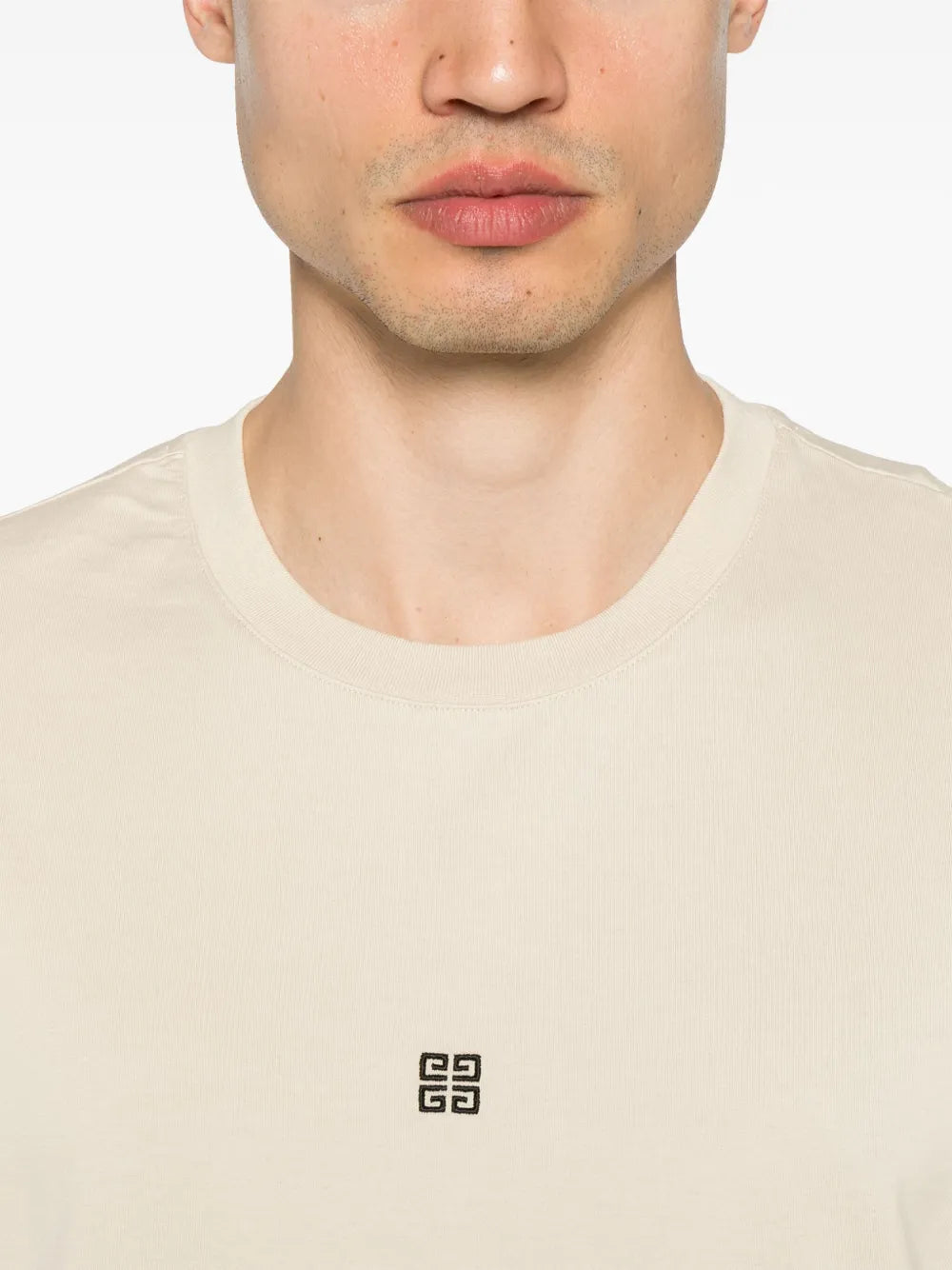 T-shirts T-shirt brodé 4G Givenchy Beige Homme
