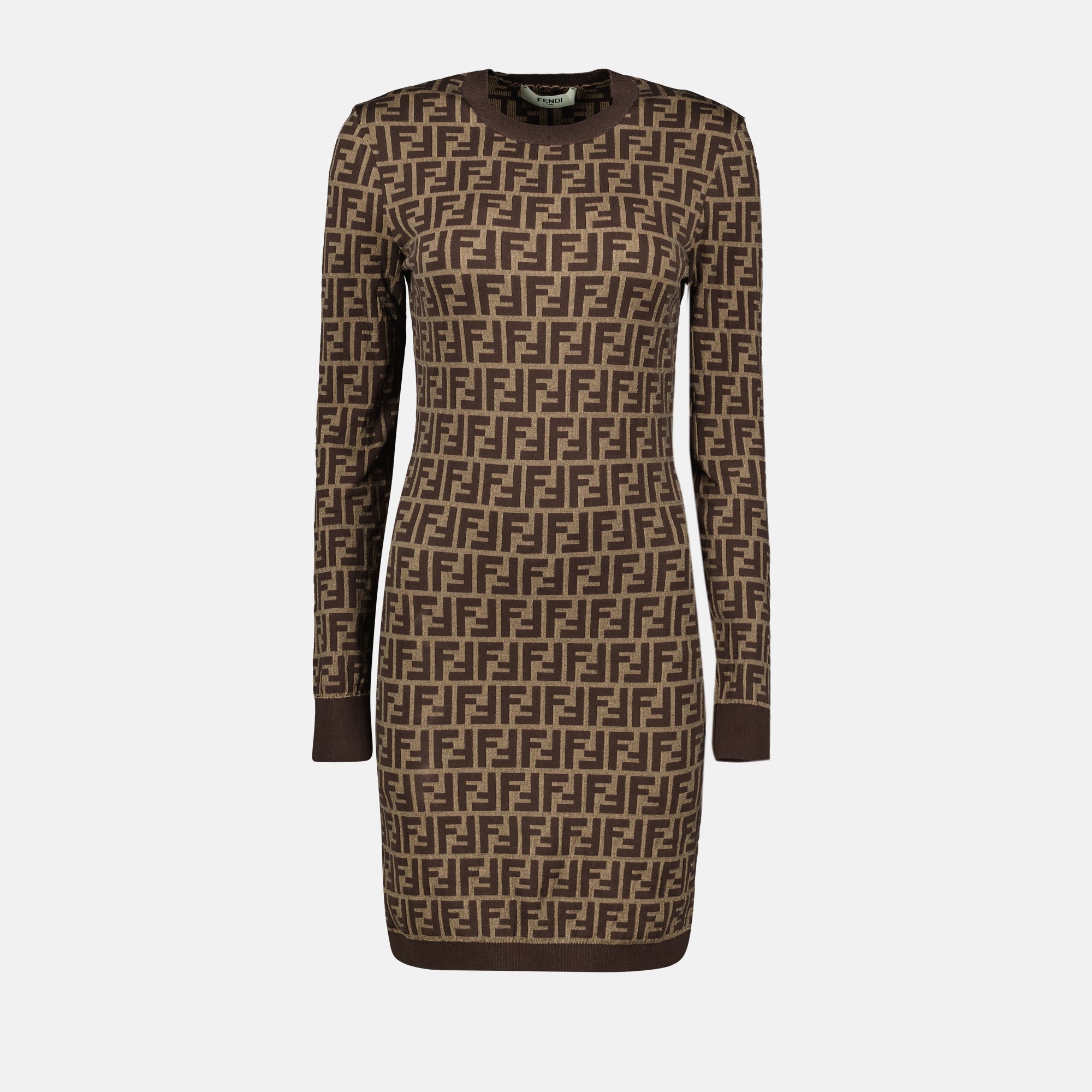 fendi dress for women Wool Made in Italy FF Dress Fendi - Women