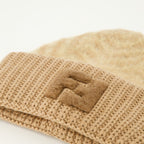 Imagen del gorro de lana marrón de la marca Fendi para Mujer - Temporada Otoño-Invierno 2025 - Vista Detallada_3