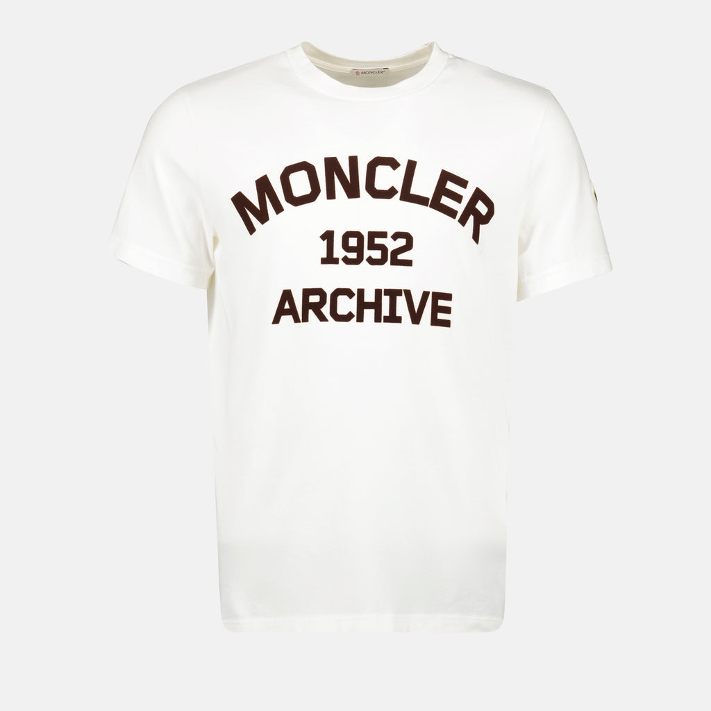 T-shirts Printed T-shirt Moncler White Homme