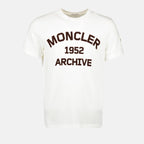 T-shirts Printed T-shirt Moncler White Homme
