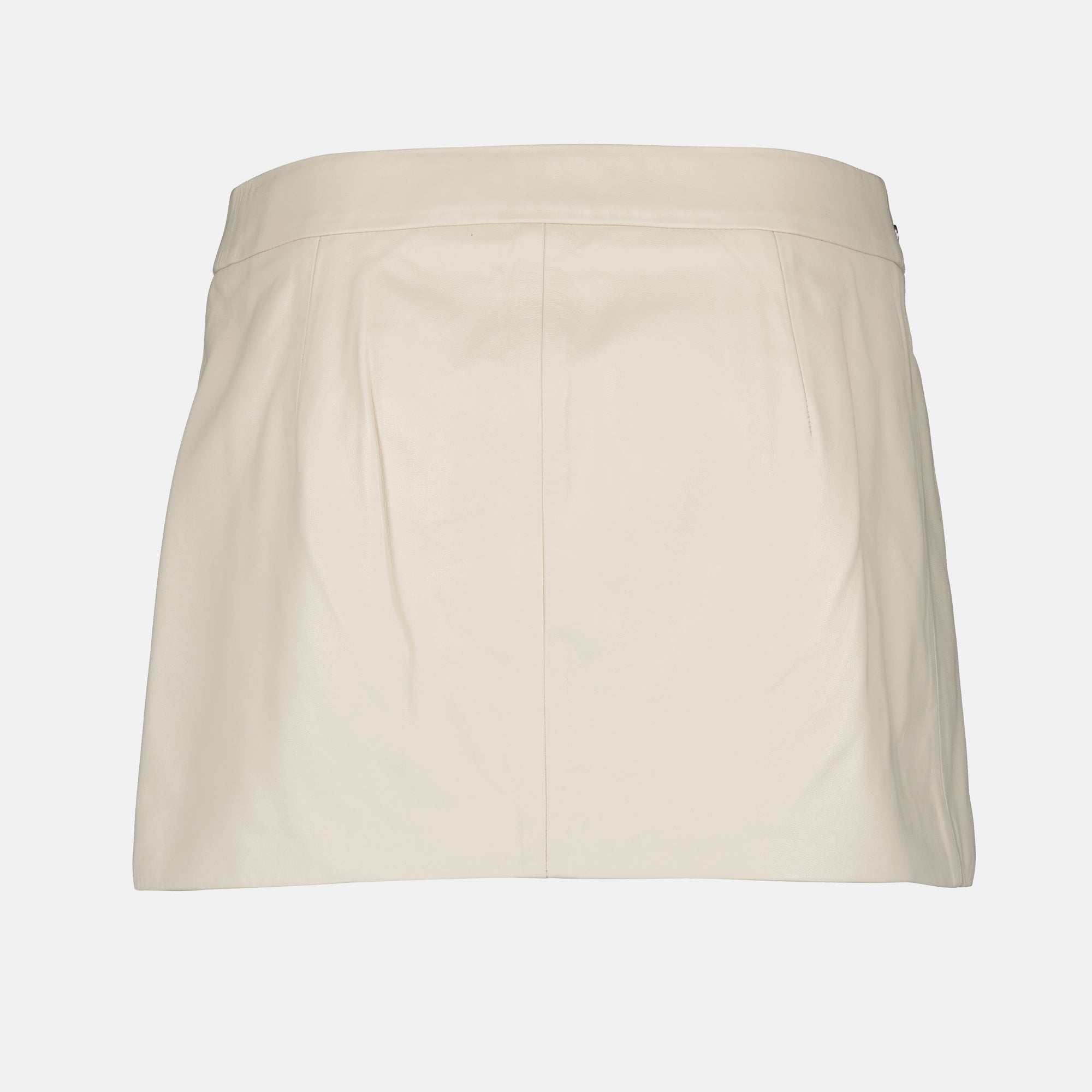 Jupes Jupe en cuir Yori Iro Beige Femme