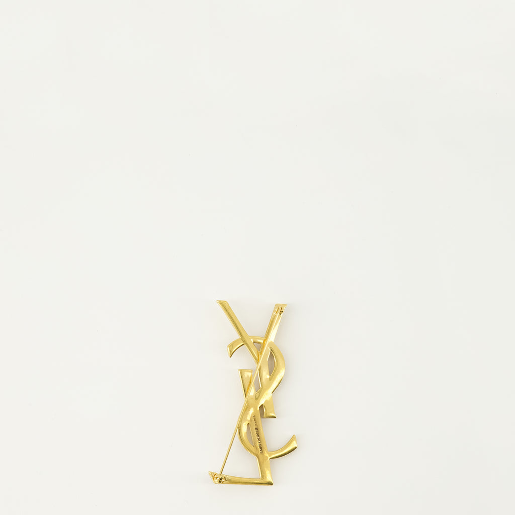Imagem do artigo broche Cassandre serpente da marca Saint Laurent para Mulheres - Temporada Outono-Inverno 2025 - Vista Traseira