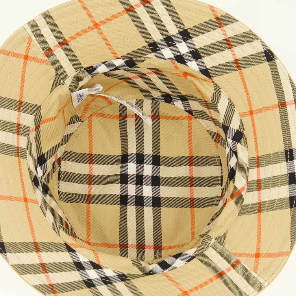 Chapeaux, casquettes et bonnets Bob réversible en gabardine Burberry Beige Unisexe