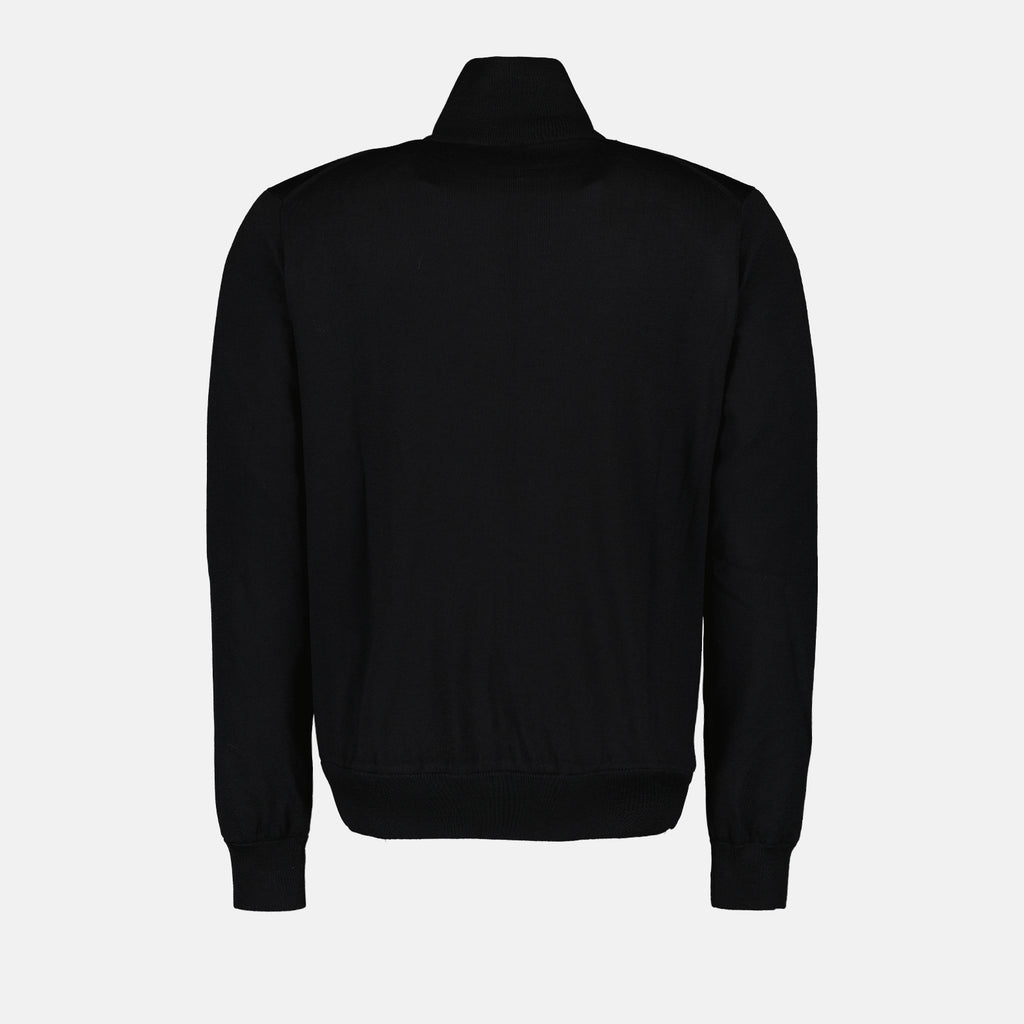 Jackets Re-Nylon and Wool Bomber Prada Black Homme