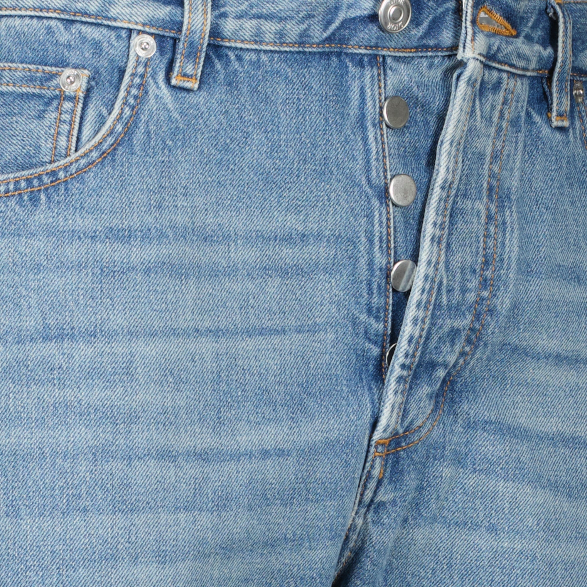 Imagen del jeans Cannage azul de Dior para Hombre - Temporada Primavera-Verano 2026 - Vista Detallada_2