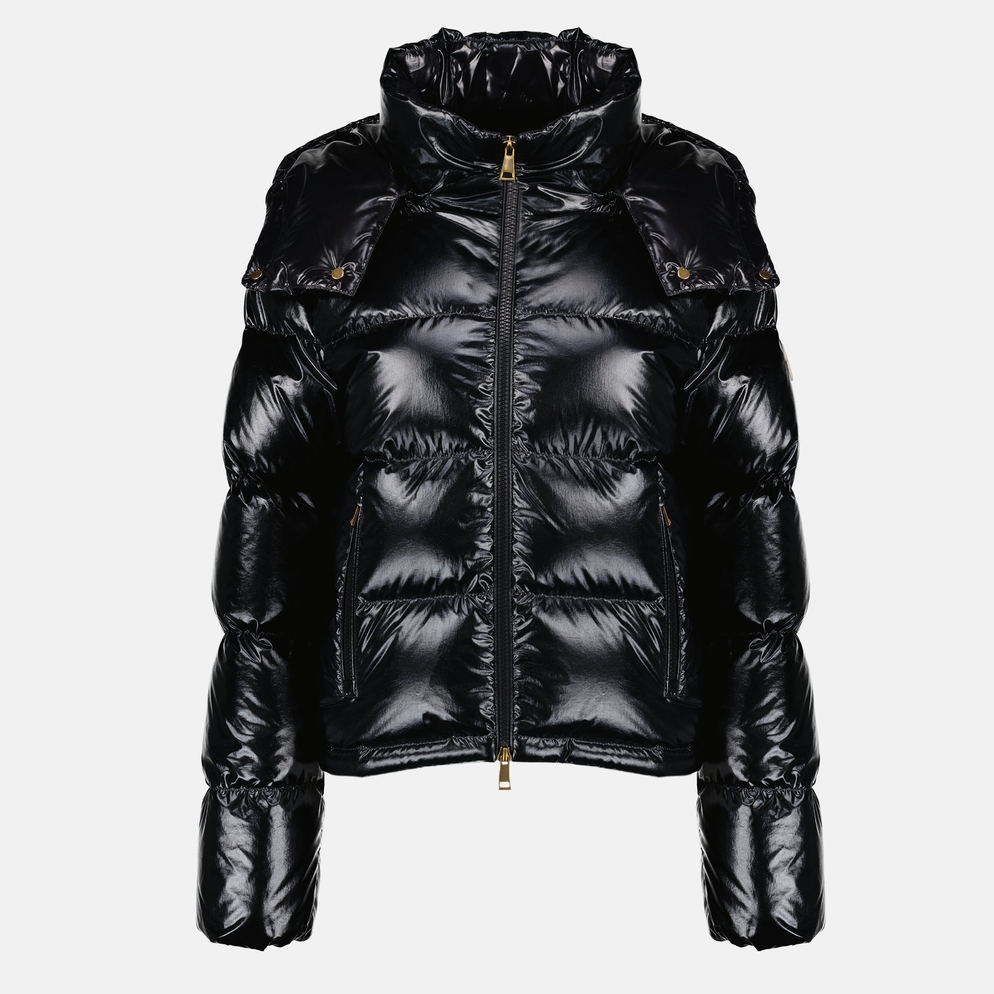 Manteaux ニヴェオール ブラック ダウンジャケット Moncler Noir Femme