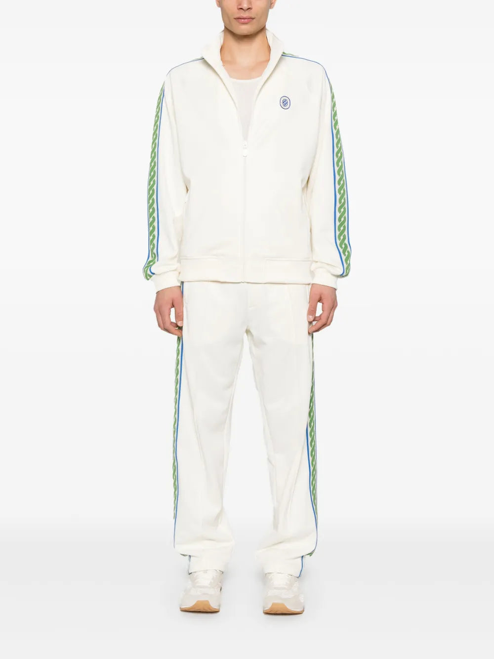 Hosen Gewebte Track-Sweatpants Drole De Monsieur Weiß Herren