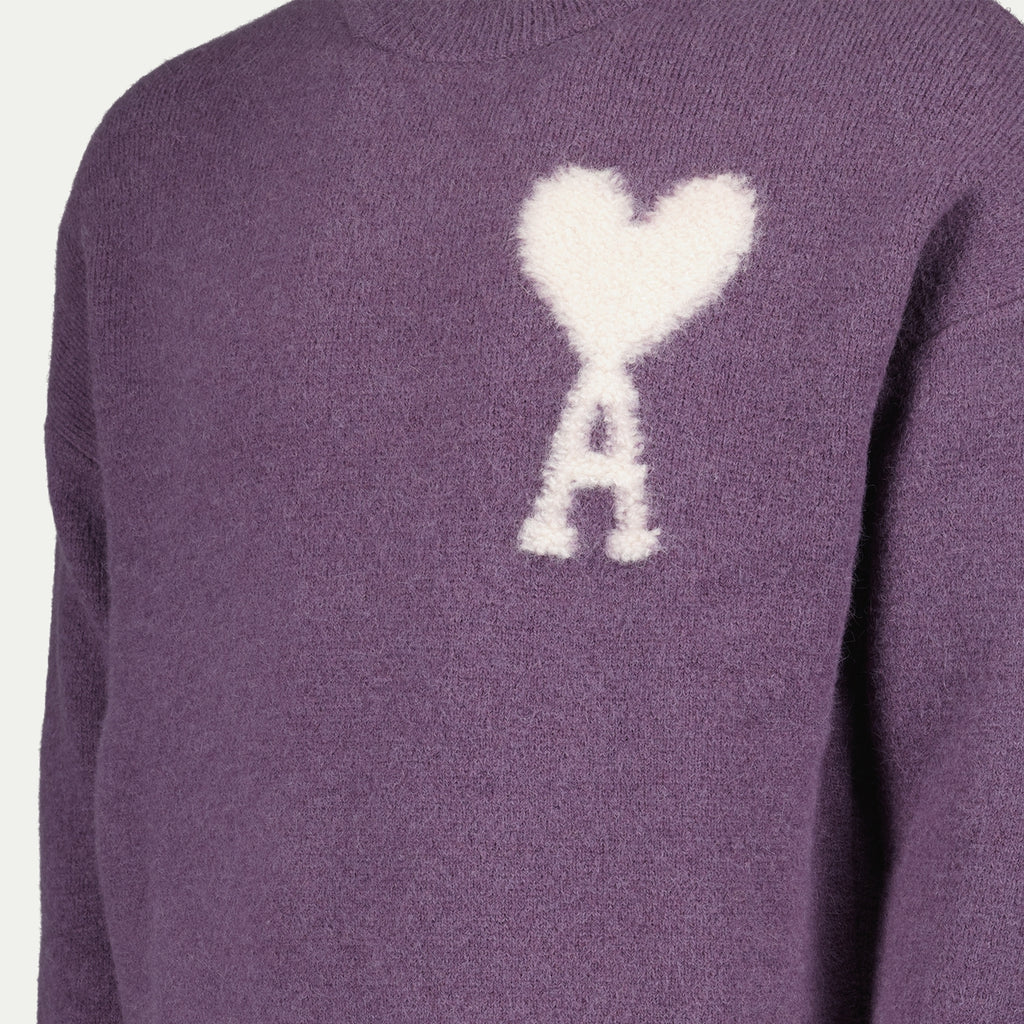 Knitwear Pull AMI de Coeur Ami PARIS Purple Unisex