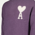 Knitwear Pull AMI de Coeur Ami PARIS Purple Unisex