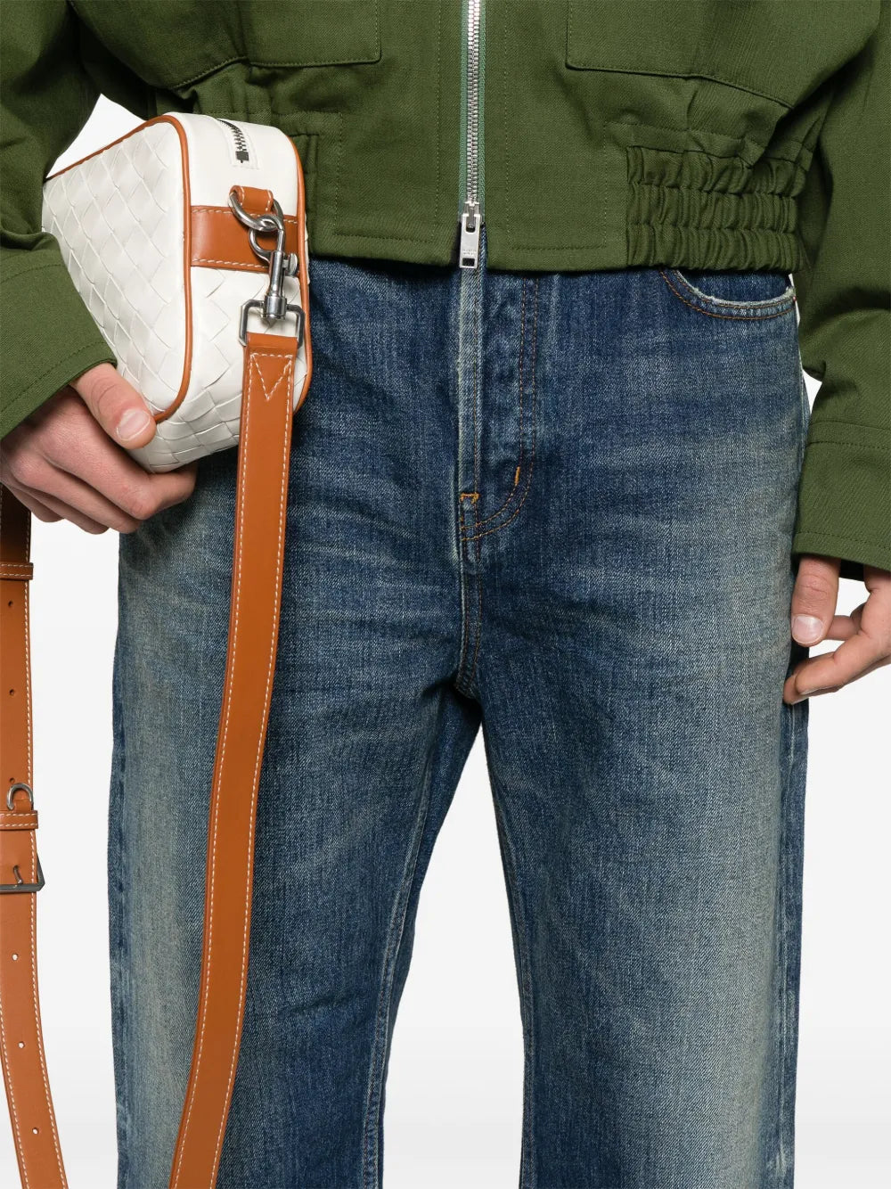 Pants High-Waisted Jeans Saint Laurent Blue Homme