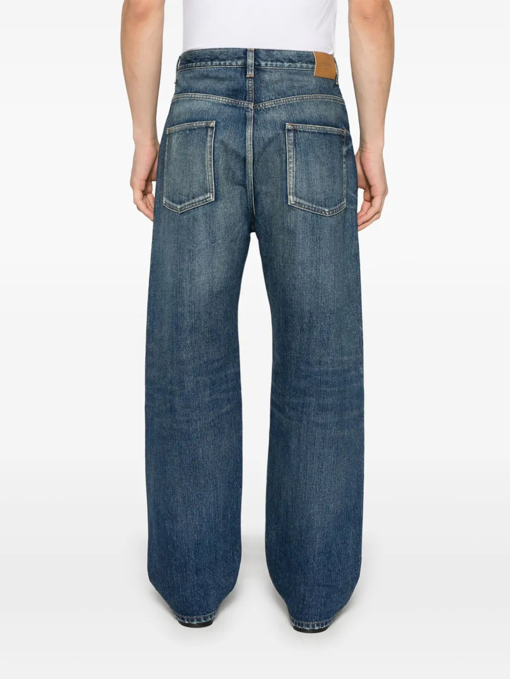 Pants High-Waisted Jeans Saint Laurent Blue Homme
