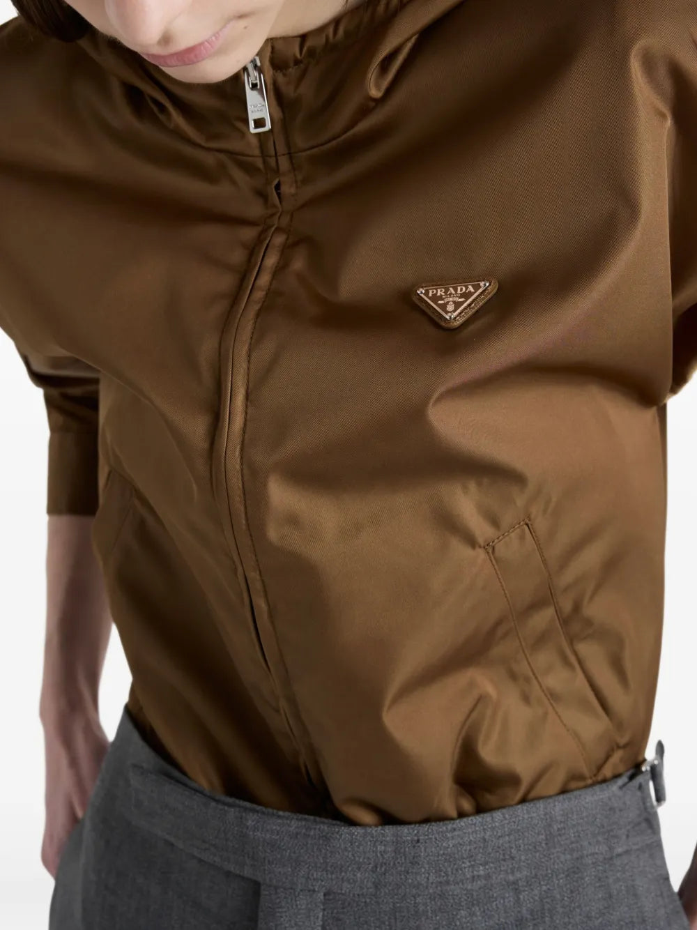 Giacche Giacca Re-Nylon Prada Marrone Femme