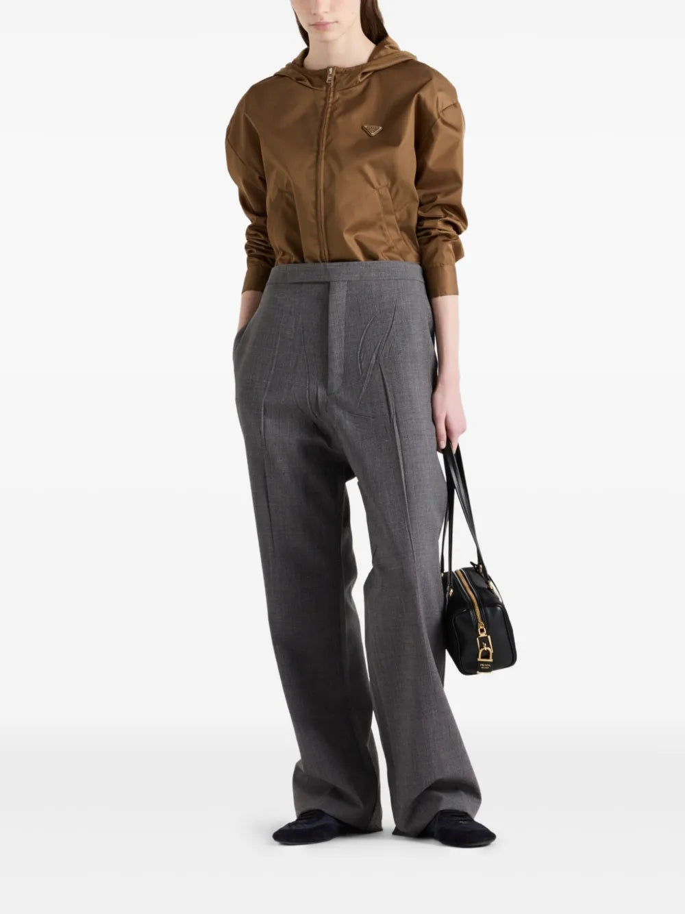 Giacche Giacca Re-Nylon Prada Marrone Femme