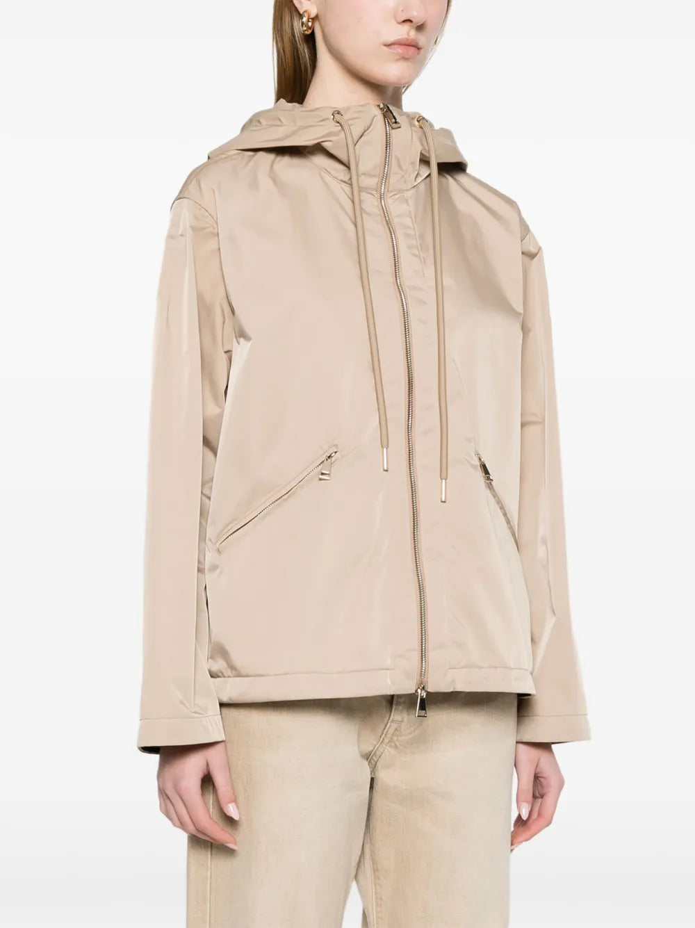 Vestes Veste à capuche Cassiopea Moncler Beige Femme