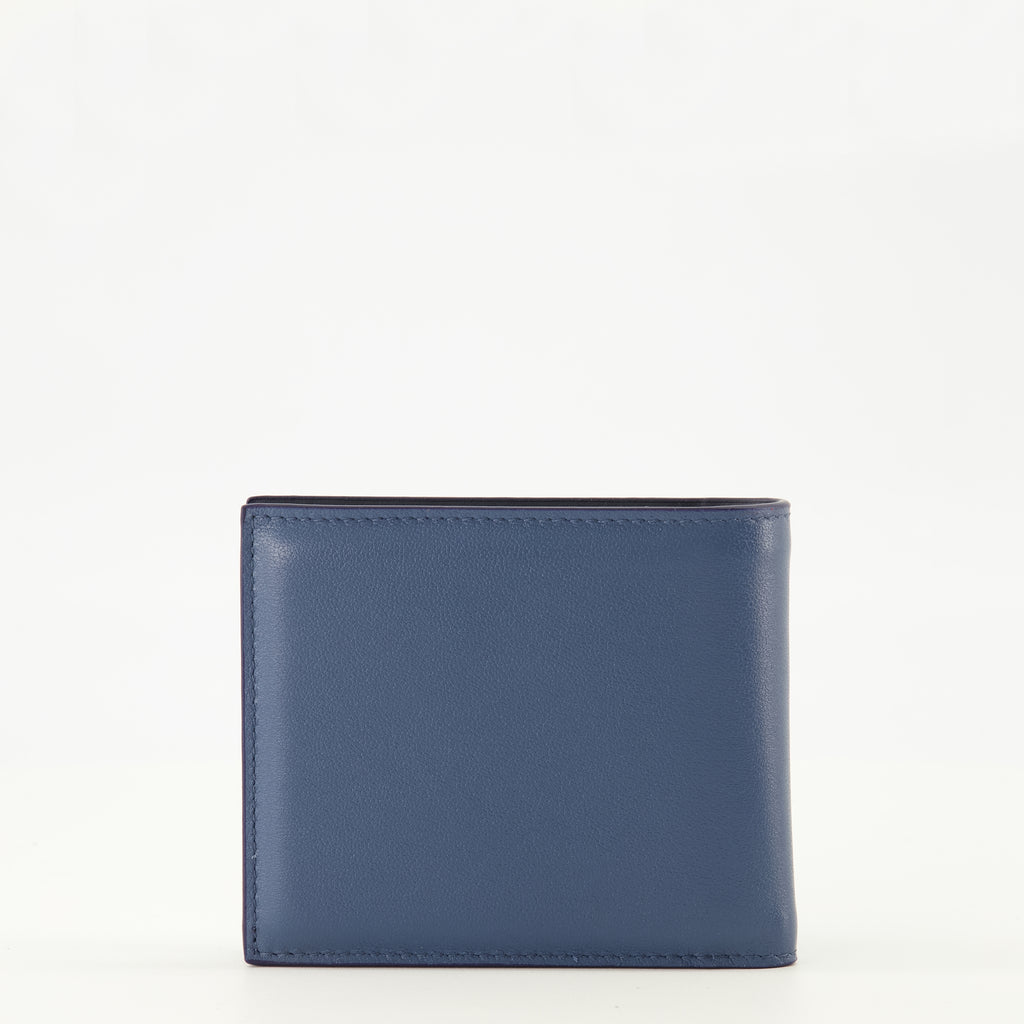 Image de l'article Portfeuilles en cuir bleu marine de la marque Givenchy pour Homme - Saison Printemps-Été 2026 - Vue de Dos