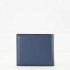 Imagen de la billetera de cuero azul marino de Givenchy para Hombre - Colección Primavera-Verano 2026 - Vista Trasera