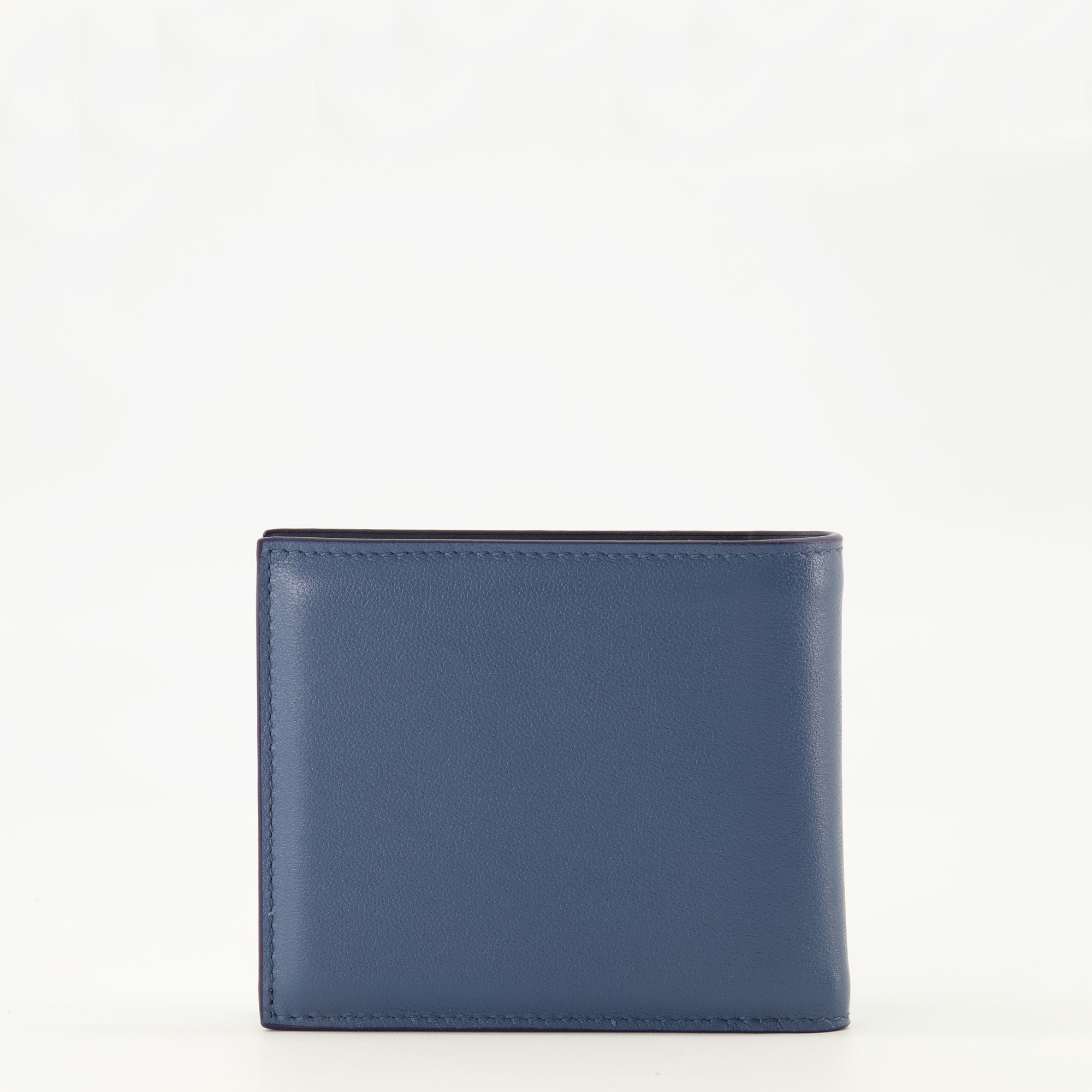 Image de l'article Portfeuilles en cuir bleu marine de la marque Givenchy pour Homme - Saison Printemps-Été 2026 - Vue de Dos