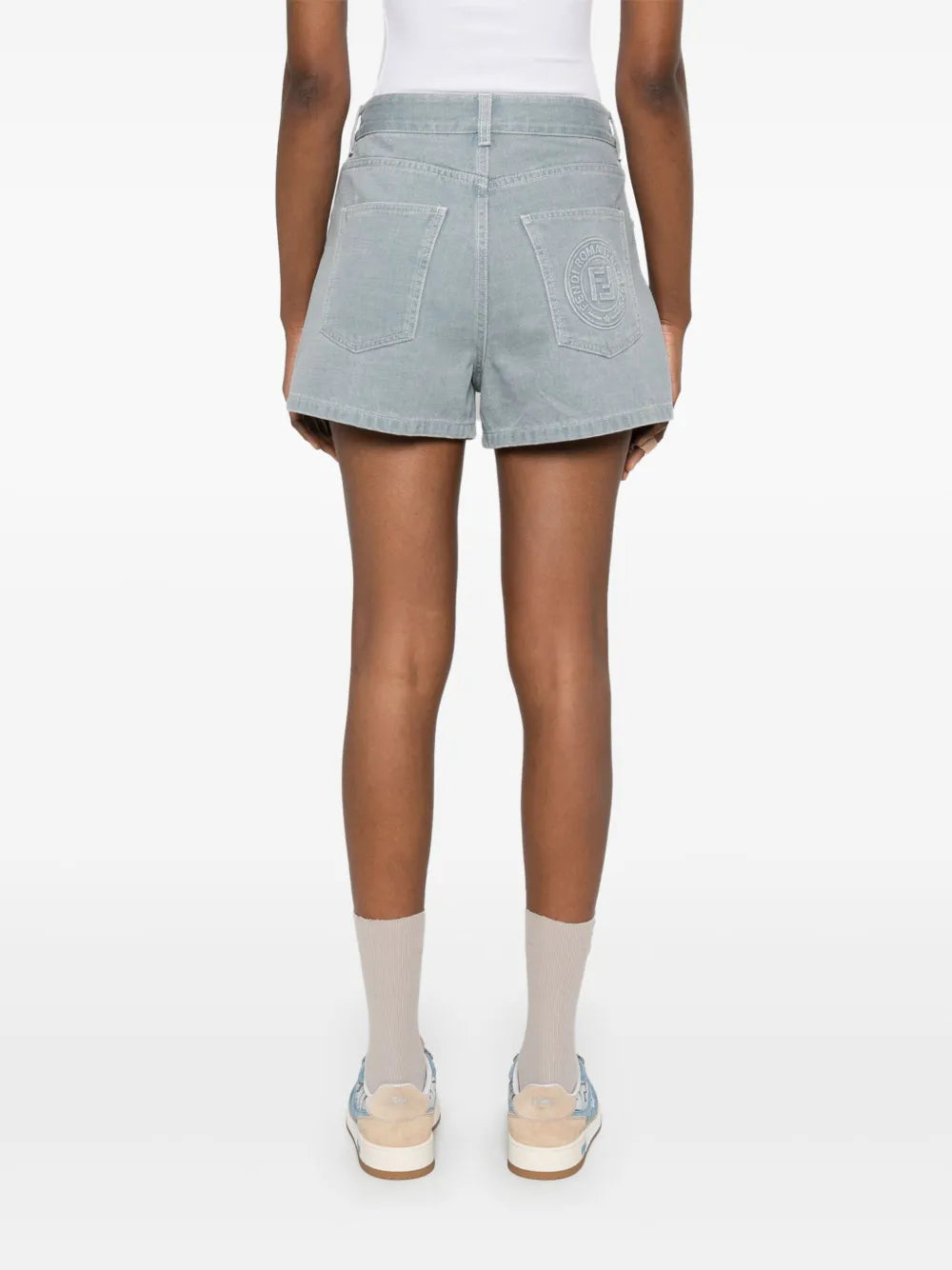 Shorts Denim Shorts Fendi Blue Femme