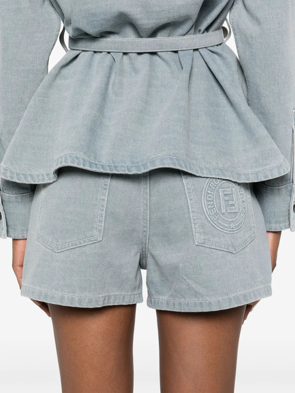 Shorts Denim Shorts Fendi Blue Femme