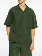 Chemises Camisa de algodón Fendi Kaki Homme