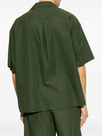 Chemises Camisa de algodón Fendi Kaki Homme