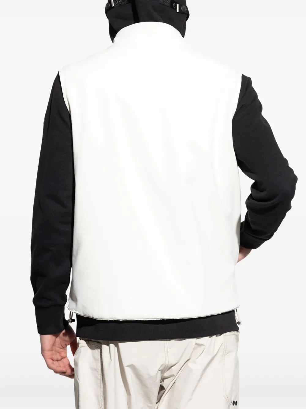 Vestes Gilet sans manches Moncler Blanc Homme