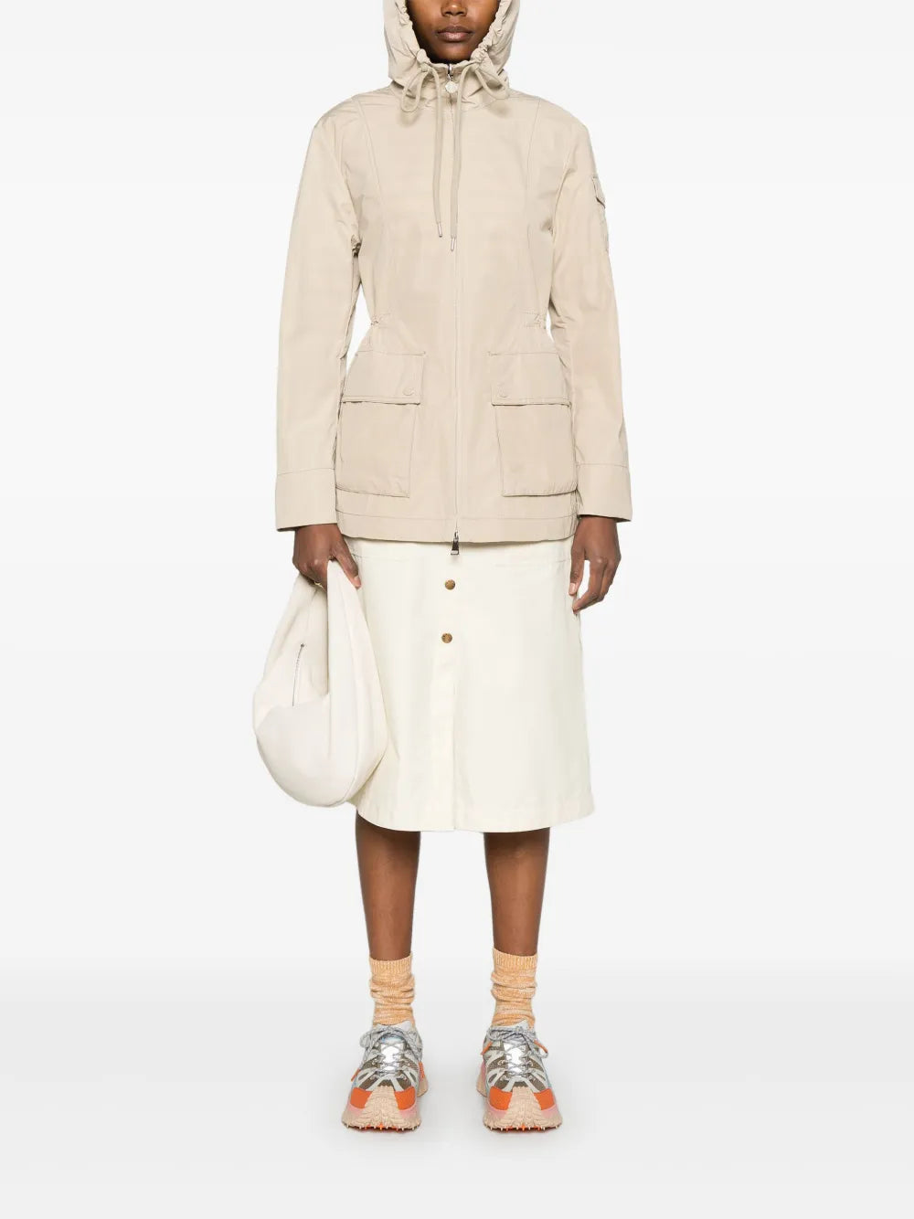 Jupes Jupe à boutons Moncler Beige Femme