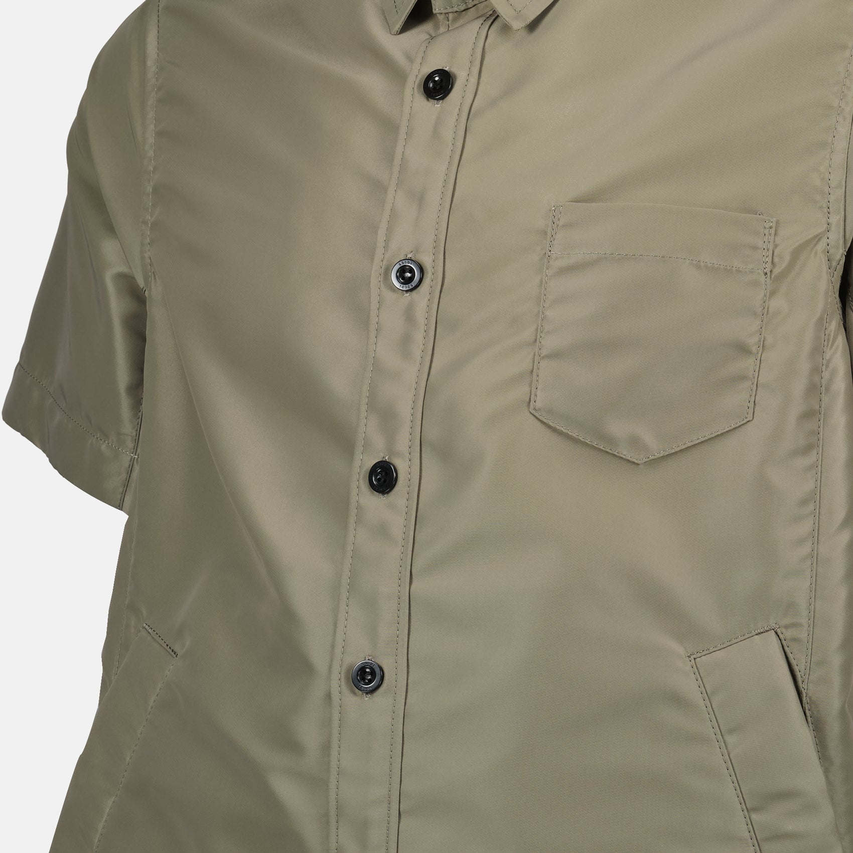 Chemises Chemise en nylon Sacai Kaki Homme