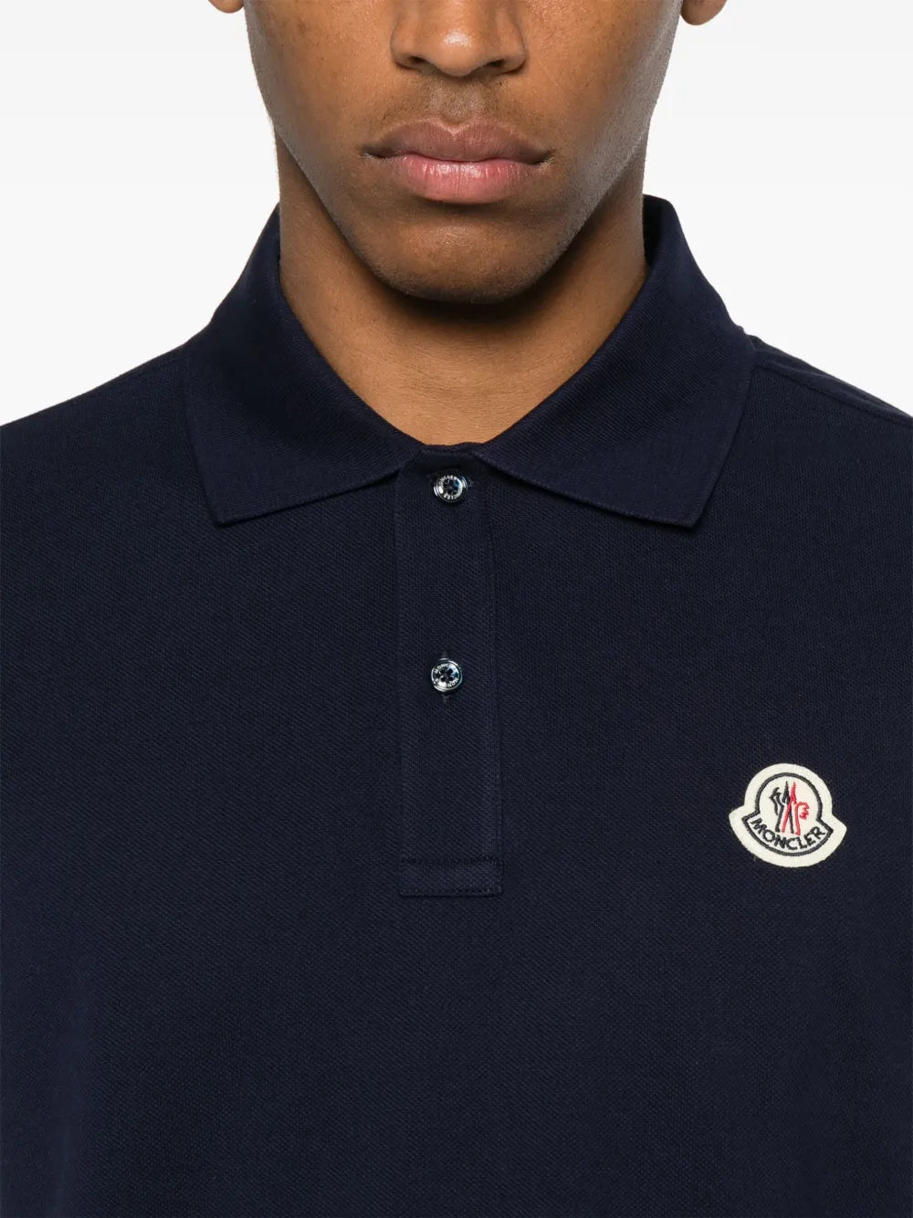Polo shirts Logo Polo Moncler Dark blue Homme