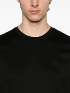 T-shirts Vertical Logo T-Shirt Moncler Black Homme