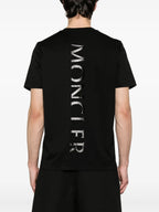 T-shirts Vertical Logo T-Shirt Moncler Black Homme