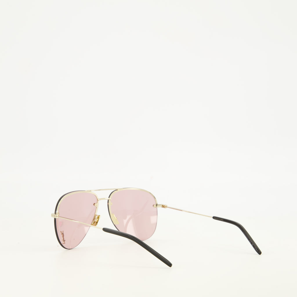 Lunettes Gafas de Sol Classic 11 M Rosa Saint Laurent Rose Unisexe