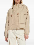 Abrigos Parka Sauvan Moncler Beige Femme