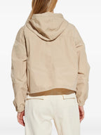 Abrigos Parka Sauvan Moncler Beige Femme