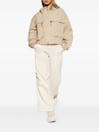 Abrigos Parka Sauvan Moncler Beige Femme