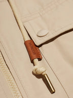 Abrigos Parka Sauvan Moncler Beige Femme