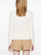 Chaquetas Chaqueta Bi-Tono Moncler Blanco Femme