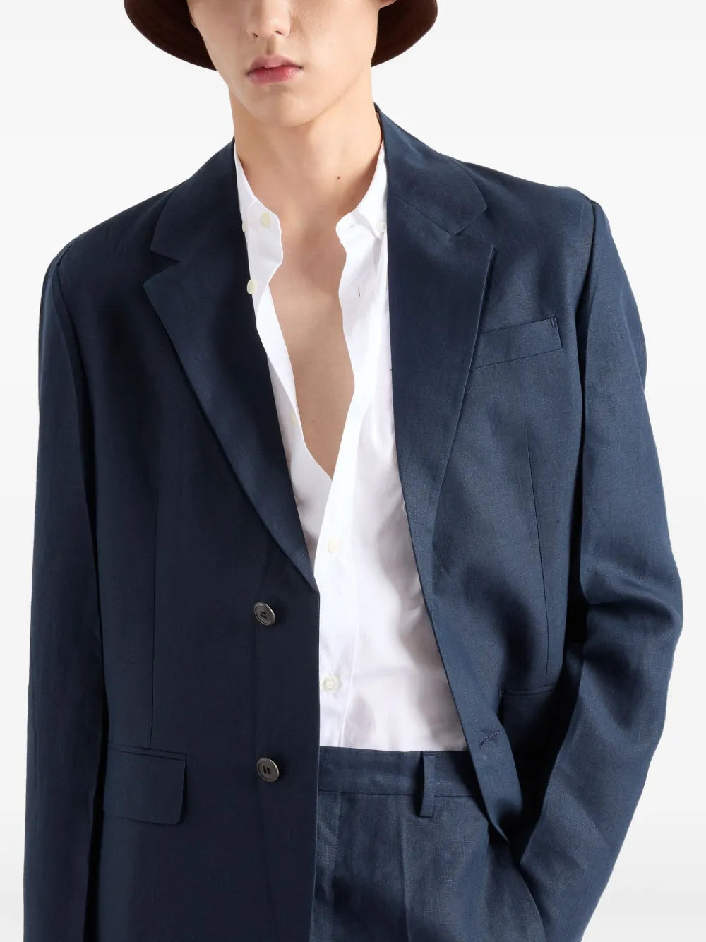 Shirts Cotton Shirt Prada White Homme