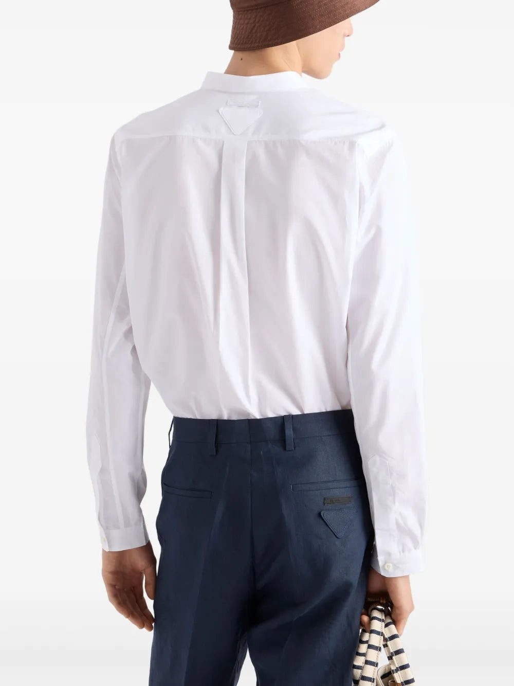 Shirts Cotton Shirt Prada White Homme
