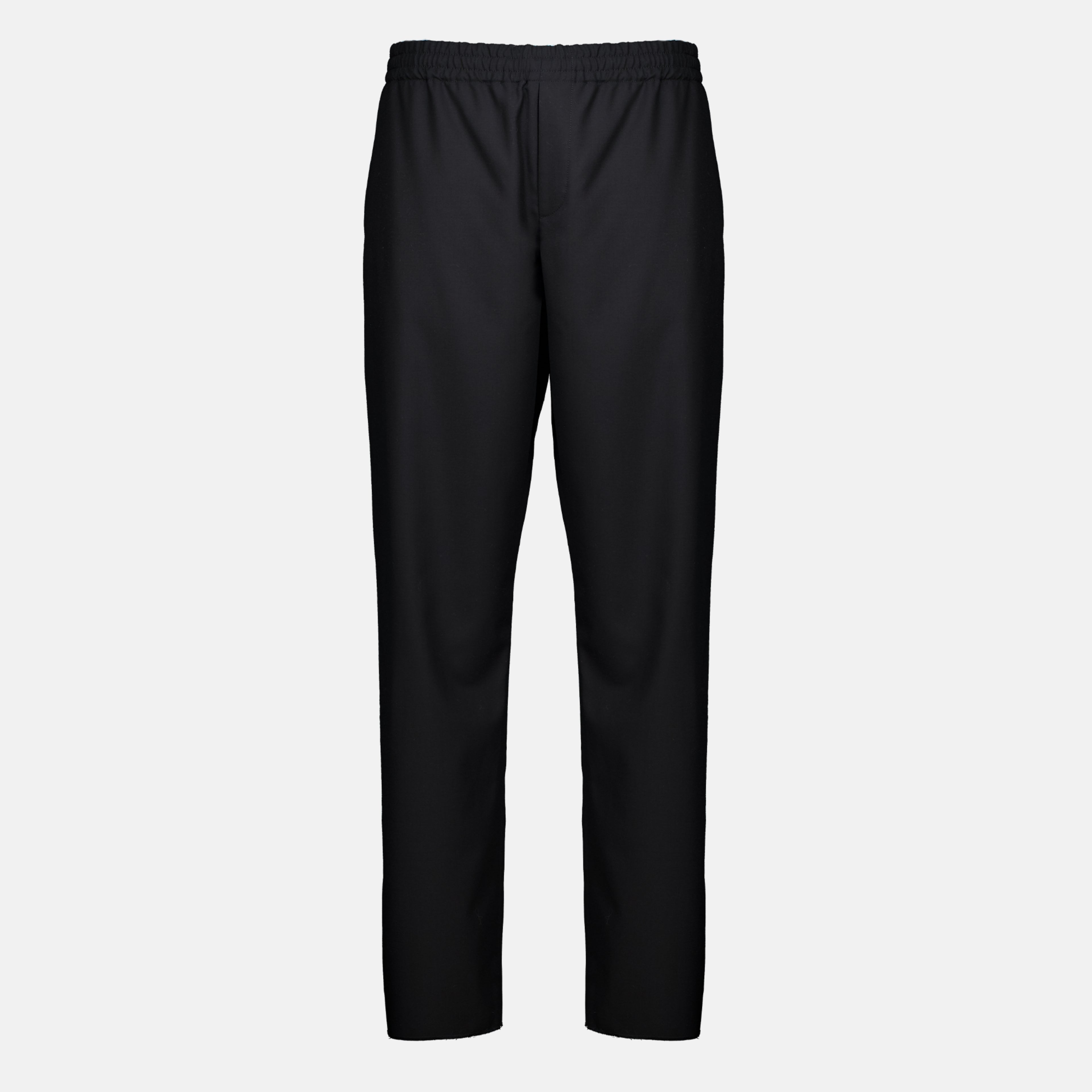 Pantalons Black Wool Trousers Burberry Noir Homme