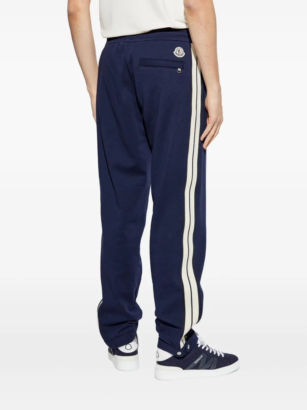 Pantalons Bas de survêtement Moncler Bleu foncé Homme