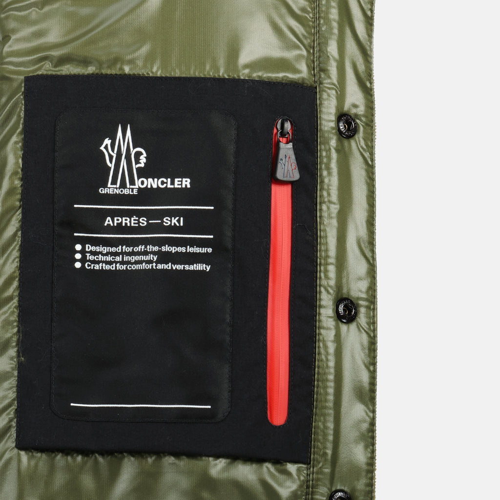 Image de l'article Doudoune-chemise Gelt marron de la marque Moncler Grenoble pour Homme - Saison Automne-Hiver 2025 - Vue détaillée_2